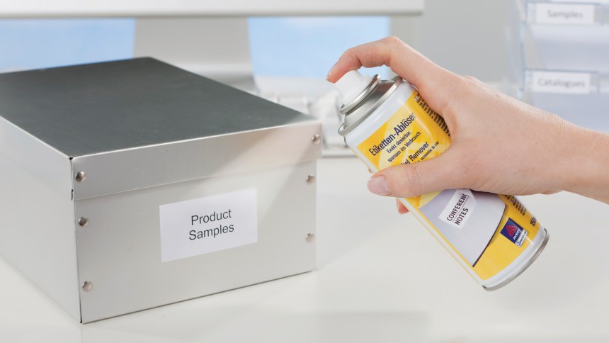 How to remove avery labels